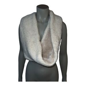 Bickley + Mitchell Women's Cream Infinity Knit Scarf Wool Blend NWT